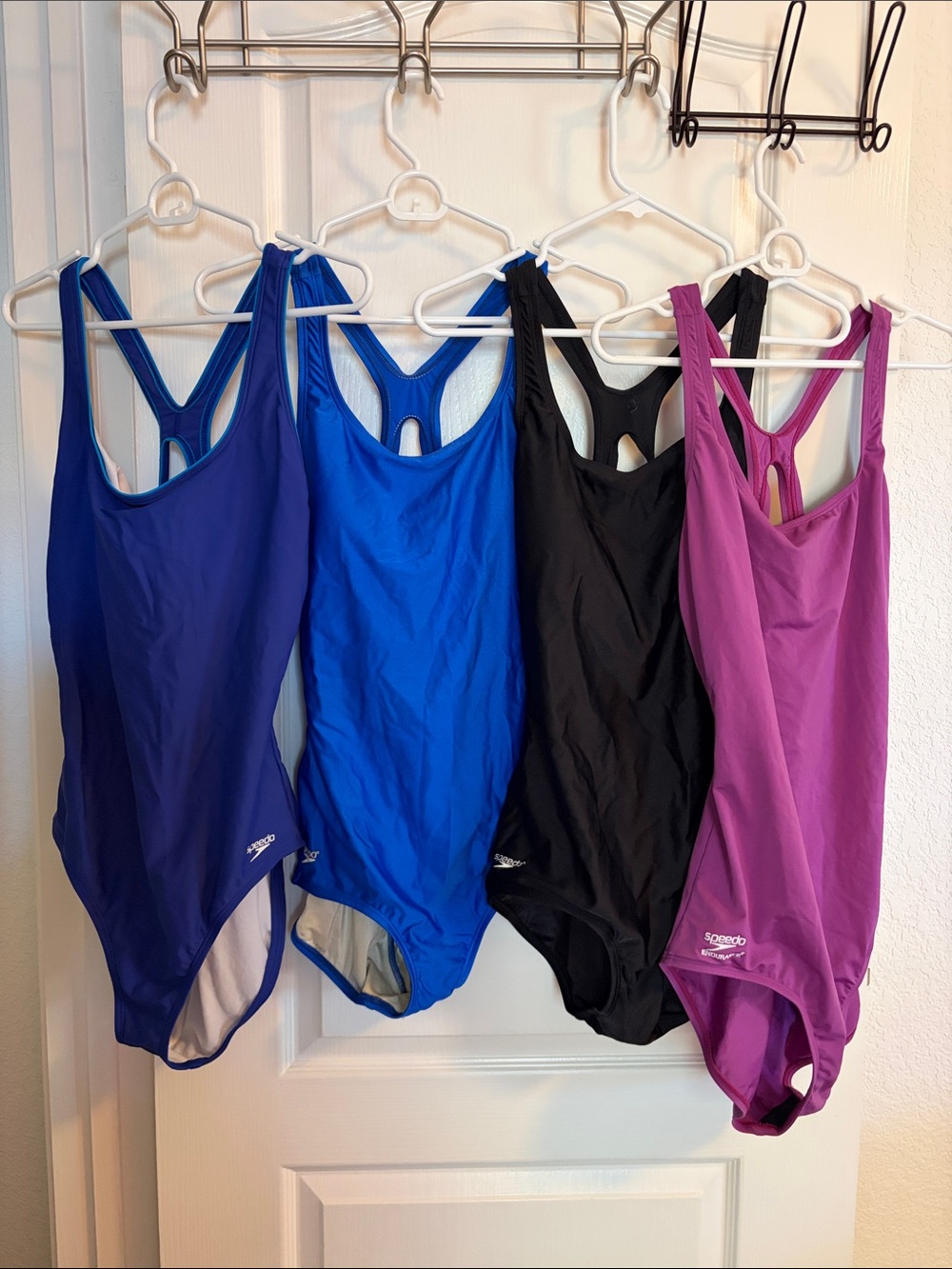 Speedo Women’s One-Piece Swimsuits - Blue, Black, Purple, Magenta